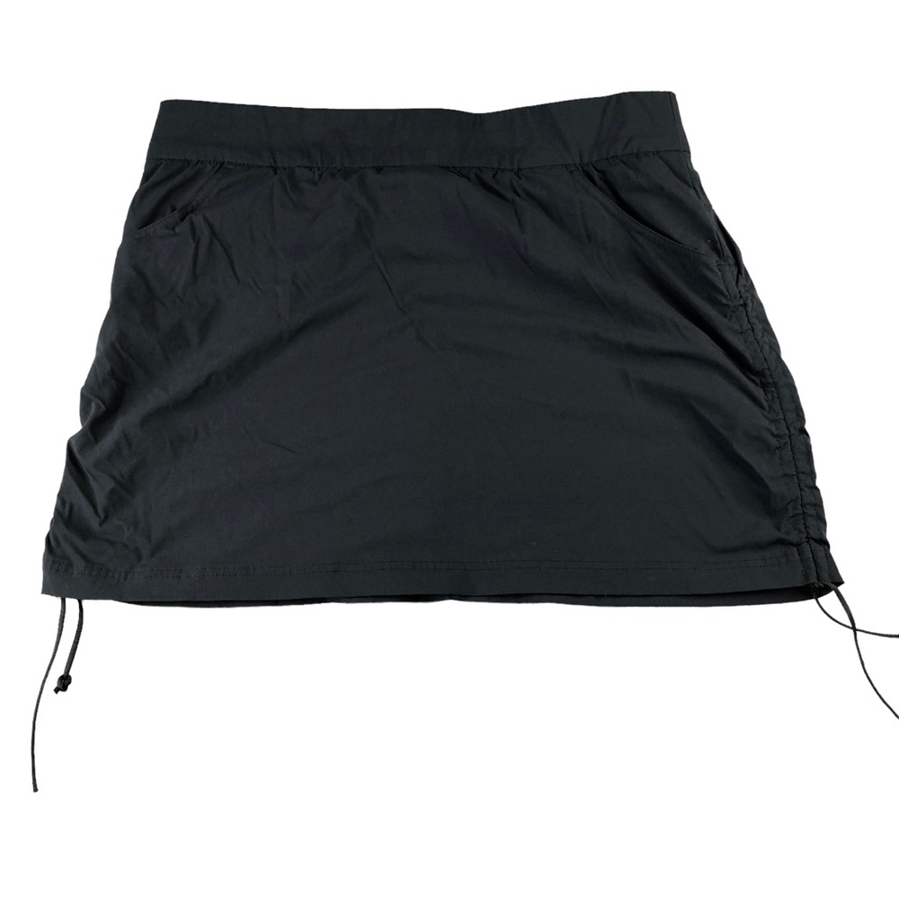 Columbia Womens XL Black Rouched Anytime Casual Skort, Hiking, Walking, Fitness